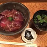 千ふく - 迷いかつお漬け丼