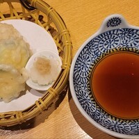 おたる政寿司 本店 - まだち(真鱈の白子)の天ぷら