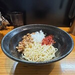 自家製麺 TANGO - 隠し玉(塩ニンニク)麺半分