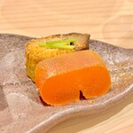 味ひろ - この旨そうな唐墨と子持ち鮎！