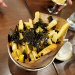 韓国カフェ イヨサンソウル - ポテトフライに韓国海苔！最高においしかった