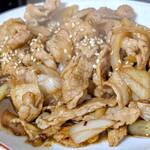 ラーメン屋 ガッツ - 焼肉（豚バラ）￥500