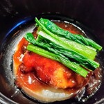 銀座ろくさん亭 - 鮟肝大根 獅子ソース