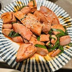 もつ焼き 目黒 ふじ屋 - レバ煮ラ