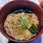 銀座ろくさん亭 - 温かいお饂飩