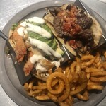 ブルー エントランス キッチン - 