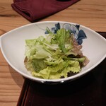 肉料理ふくなが - サラダ、自家製ドレッシング