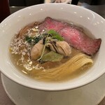MENSHO - 牡蠣の塩らぁ麺1,300円