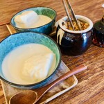 江南水餃店 - 半蕩け湯豆腐