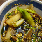 志美津や -  山菜（田舎）せいろ　ズームアップ