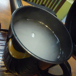 志美津や -  蕎麦湯の提供