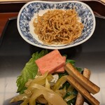 水の - ちりめんじゃことお漬物