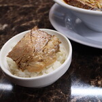 自家製麺 ら～めん かり屋 - チャーシュー丼にしてみました
