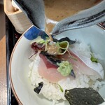 さばたろう - 胡麻みそダレに少しお醤油...♪*ﾟ