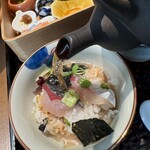 さばたろう - 熱いほうじ茶をかけて...♪*ﾟ