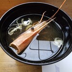 元寿司 - 海老のお吸い物