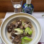 元寿司 - 馬肉煮込み