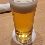 炉端焼き 鷹島本まぐろ 魚然 - 生ビール