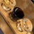 串揚げとワイン はち - ドリンク写真:ワイン3種飲み比べ♡左から重畳14、オノロベラ12、バタフライリッジリースリングです♡