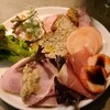 citan - 前菜盛り合わせ(税込1,500円)
②柿のリコッタチーズ和え③テリーヌ④茸の？？？(忘れました)⑤大根のピクルス⑥プロシュート&苺、赤バルサミコソース掛け⑦火入したプロシュート⑧焼きブロッコリー