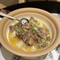 湘南飯店 - ③黒毛ヤギの皮付き足の湖南風煮込み