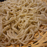 志美津や -  鴨せいろ（粗挽きせいろ）ズームアップ