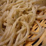 志美津や -  鴨せいろ（粗挽きせいろ）ズームアップ