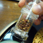 志美津や -  鴨せいろ（粗挽きせいろ）ズームアップ