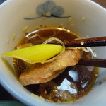 志美津や -  蕎麦湯割りを楽しむ