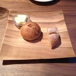 Saisonnier - 美味しくて、写真撮る前に、食べちゃった…食べかけパン‼︎おかわりできるみたい^_^