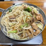 大安食堂 - とんちゃんけいちゃんMIX、うどんトッピング