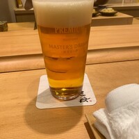 鮨 匠海 - いつも通り、生ビールでスタート