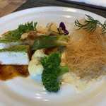 Tendre - メイン:魚(鰆)&肉プレート