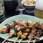 豊島屋 - 梅ズッキーニ(塩)   茄子　レバー