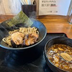 つけ麺 三峰 - 魚介豚骨(1,000円) つけ麺並です