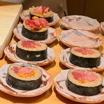 すが弥 - 鮪全部入りの太巻きが揃います