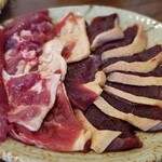 嘉儀屋 - 真鴨の鍬焼き胸、もも、ささみ