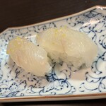 居酒屋 五十鈴 - 平目の昆布〆