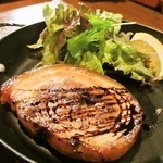 Teppan pork grilled with herbs