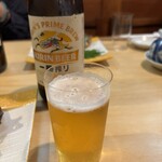 小料理 椿 - うすはりグラスが、いつもながら良い❗️