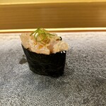 すしのいずみ - カワハギの肝あえ