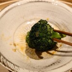 温石 - 朝採りのブロッコリー