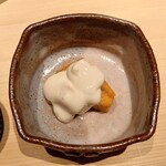 温石 - 口直し　柿の白和え