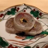 温石 - 焼津で捕れた鯵の砧巻き