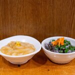 光寿司 - 2024.12 自家製塩辛（400円）、なまこポン酢（400円）