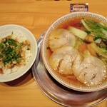 らあめん花月嵐 - 料理写真:ぶためし、道頓堀あまうまラーメン