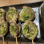 焼鳥と博多名物野菜巻串 焼きんしゃい - 