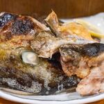 光寿司 - 2024.12 かぶと焼き（650円）カンパチのカブトとカマ