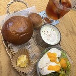 タンラッドカフェ - 丸パンセット