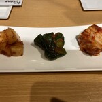 サムギョプサル nicoya - キムチ3種